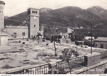 S. VITTORE NEL LAZIO: Villa Comunale e Torre Civica    1961