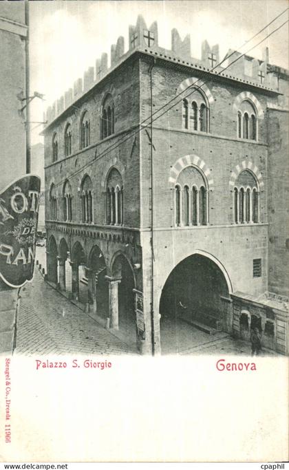 Italie Italie CPA Genova Palazzo S Giorgio