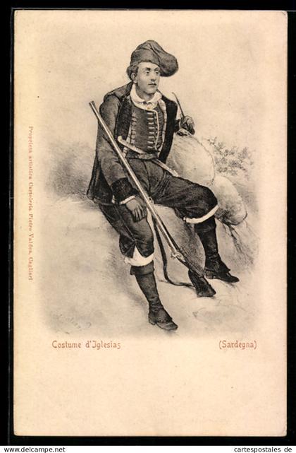 Cartolina Iglesias, Costume d`Iglesias