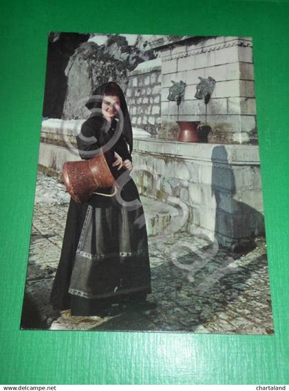 Cartolina Costumi d' Abruzzo - Pescasseroli 1960 ca