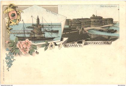 Ricordo di Civitavecchia - Litho