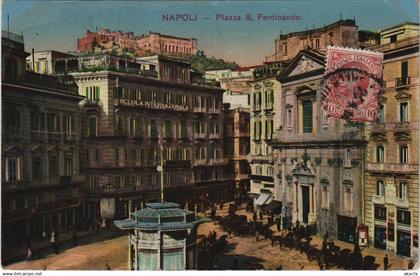 CPA NAPOLI Piazza S.Ferdinando ITALY (15397)
