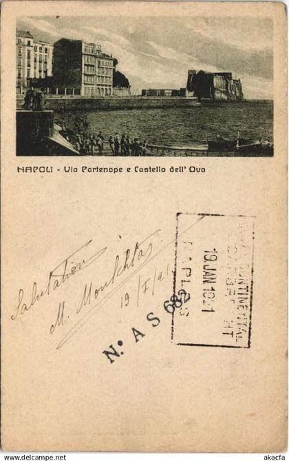 CPA NAPOLI Via Partenope ITALY (15248)