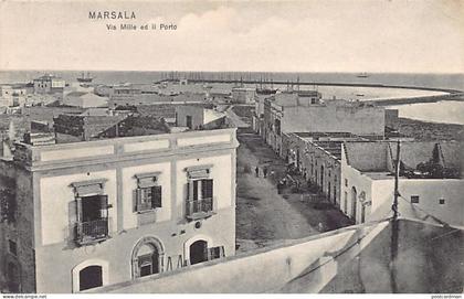 Italia - MARSALA - Via Mille ed il Porto