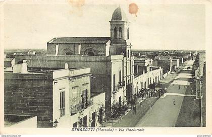 Italia - STRASATTI (Marsala) Via Nazionale