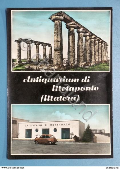 Cartolina Antiquarium di Metaponto - Matera - 1963
