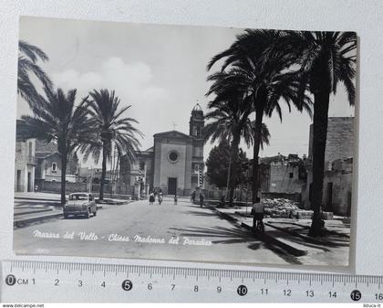 I123729 Cartolina - TP - Mazara del Vallo - Chiesa Madonna Paradiso - VG 1964