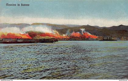 Italia - MESSINA - Messina in fiamme