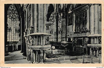 B660 Italy Milan Milano 1936 Cathedrale Duomo Interno vintage postcard