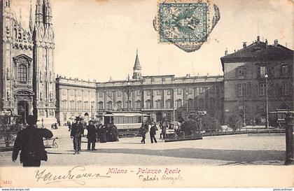 Italia - MILANO - Palazzo Reale - Tram