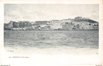 B583 Italy Napoli dal Mare Naples vintage postcard