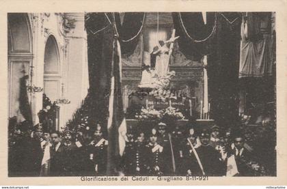 GIUGLIANO (Napoli) - Glorificazione dei Caduti 8-11-1921 Cartolina Ed.Grisolia