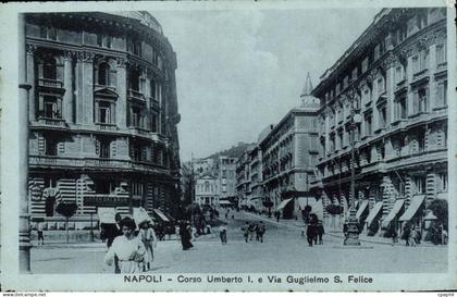 Italie - Italie - Italy - Napoli - Naples - Corso Umberto - Via Guglielmo - CPA