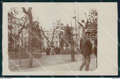Napoli Città Passeggiata Donne Foto cartolina MX6530