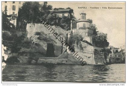 Napoli - Posillipo - Villia Roccoromana - Ediz. Ditta E. Ragozino Napoli
