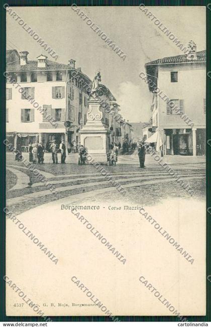 Novara Borgomanero cartolina QQ5206