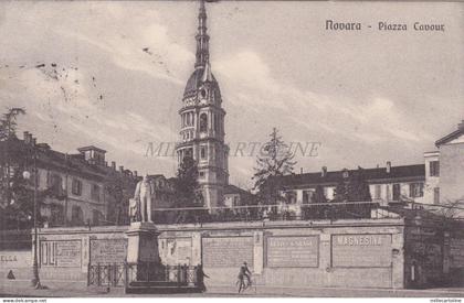 NOVARA - Piazza Cavour 1912