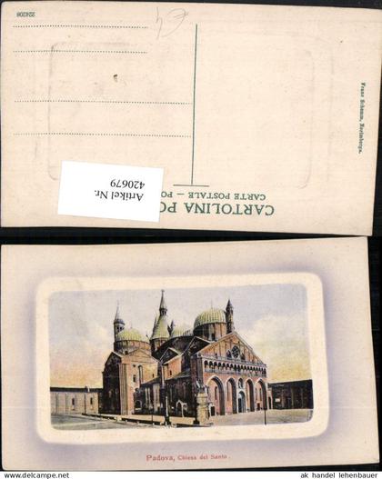420679,Veneto Padova Padua Chiesa del Santo Kirche