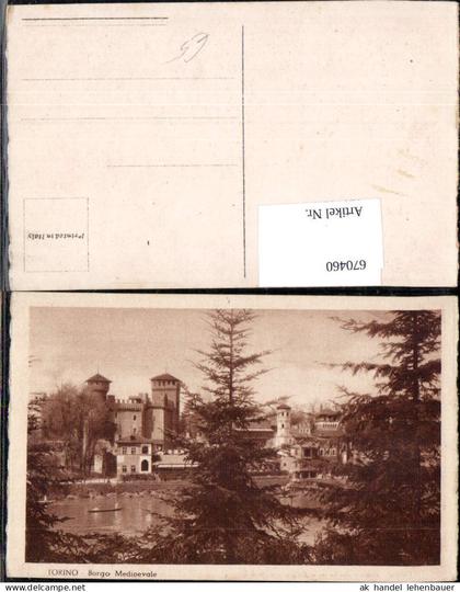 670460,Torino Turin Borgo Medioevale Italy