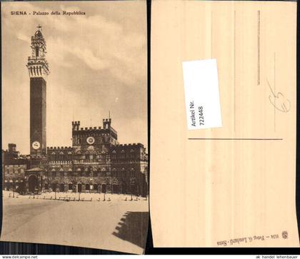 722448 Siena Palazzo della Repubblica Siena