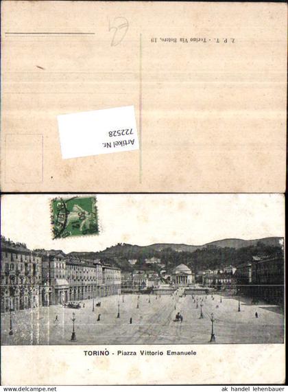 722528 Torino Piazza Vittorio Emanuele Turin