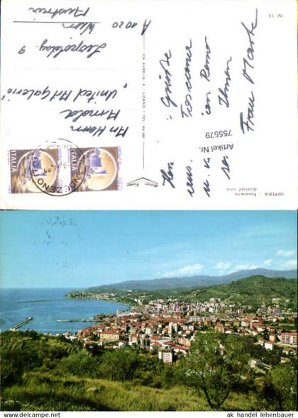 755579 Imperia Panorama Provinz Imperia Italy 1976
