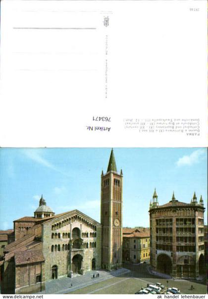 763471 Parma Duomo e Battistero Provinz Parma Italy