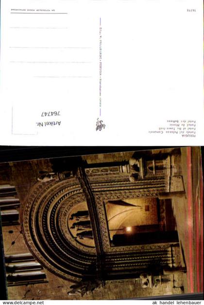 764747 Perugia Portal des Palazzo Comunale Provinz Perugia Italy