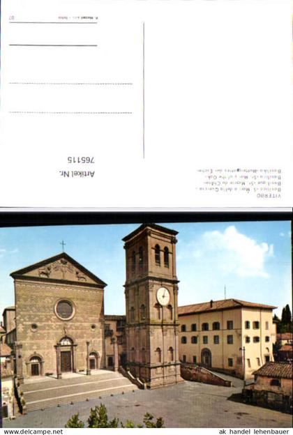 765115 Viterbo Basilica S. Maria della Quercia Provinz Viterbo Italy