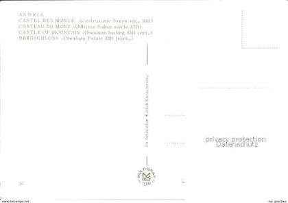 Andria Castel del Monte Bergschloss