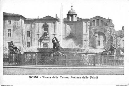 BG34613 piazza delle terme fontana delle naiadi    italy  roma