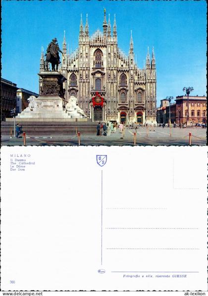Cartoline Mailand Milano Duomo 1973