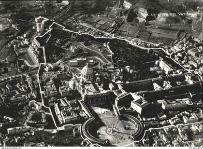 Citta Fliegeraufnahme Vaticano