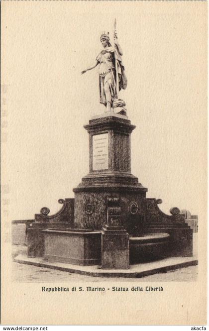 CPA Repubblica di S.Marino Statua della Liberta ITALY (805114)