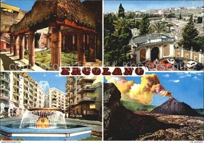 Ercolano Tempel Brunnen Vulkanausbruch