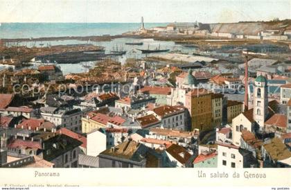 Genova Genua Liguria Panorama
