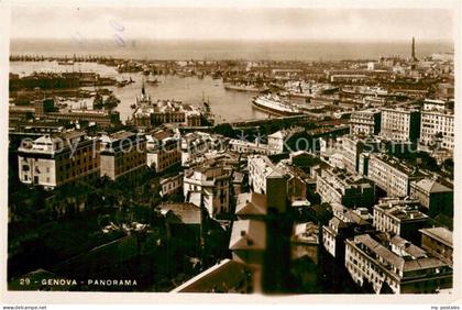 Genova Genua Liguria Panorama