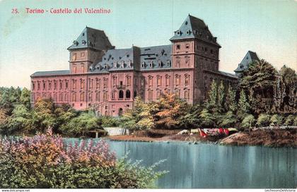 ITALIE - Torino - Castello del Valentino - Château - Fleuve - Parc - CPA