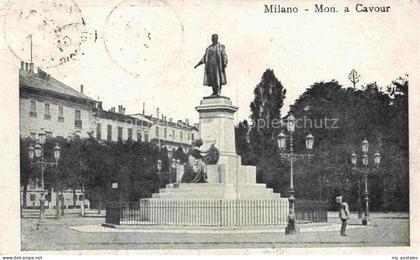 MILANO Mailand IT Monumento a Cavour