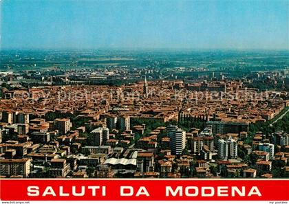 Modena Emilia-Romagna Fliegeraufnahme
