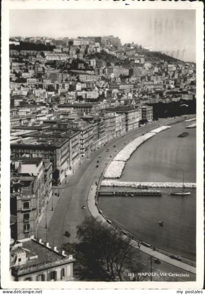 Napoli Neapel Napoli Via Caracciolo