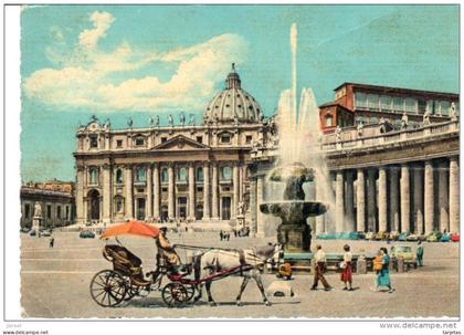 POSTAL   CIUDAD DEL VATICANO  - ROMA-  PLAZA DE SAN PEDRO -