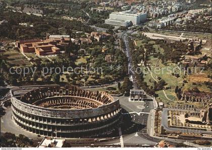 Roma Rom Kolosseum Fliegeraufnahme