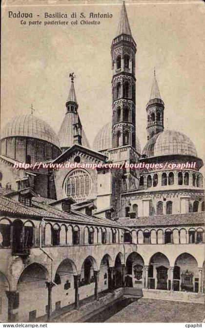 Padova - Padua - Basilica di S Antonia - La Porte posteriore col Chiostro - CPA