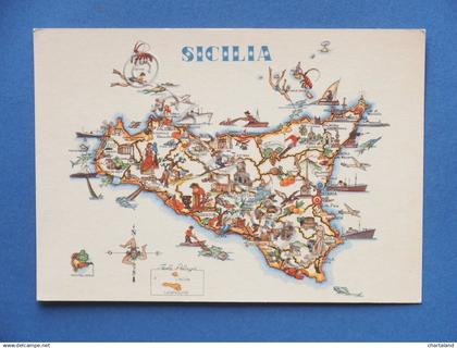 Cartolina Regione Sicilia - Assessorato Turismo - 1960 ca.
