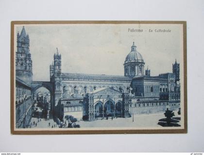 Italien Ansichtskarte 1920 Palermo La Cathedrale.