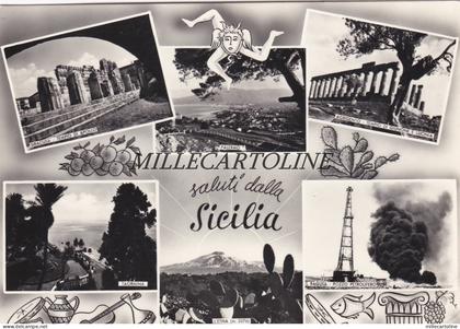 PALERMO:  Saluti dalla Sicilia - varie citta'  (2)   1960