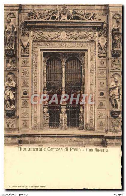 CPA Pavia Certosa Monumentale