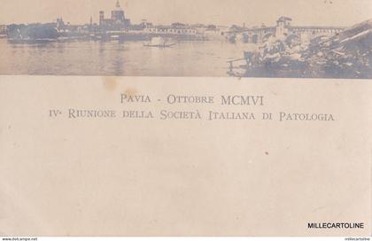 PAVIA 1906 - IV RIUNIONE SOCIETA' ITALIANA DI PATOLOGIA