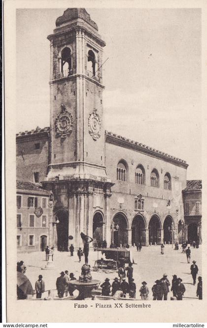 #FANO: PIAZZA XX SETTEMBRE